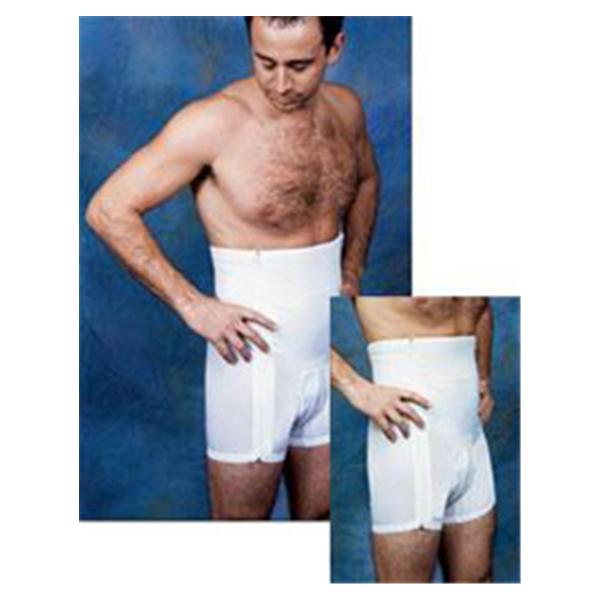 ES Medical Garment Compression Abdominal Small Men White Ea