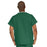 Medline ComfortEase Unisex V-Neck Scrub Top with 1 Pocket - ComfortEase Unisex V-Neck 1-Pocket Scrub Top, Size 4XL, Evergreen - 410JEG4XL