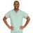 Medline ComfortEase Unisex V-Neck Scrub Top with 1 Pocket - ComfortEase Unisex V-Neck 1-Pocket Scrub Top, Size M, Seaspray - 410JSSM