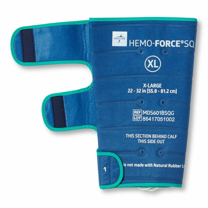 Medline Hemo-Force Sequential Triple-Bladder DVT Sleeves - GARMNT, MEDLINE, DVT, SEQUNTIAL, CALF, XL, GOV - MDS601BSQG