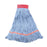 Medline Poly / Cotton Floor Mops - Medium Looped-End Blue Mop, 16 oz. - GSC74502