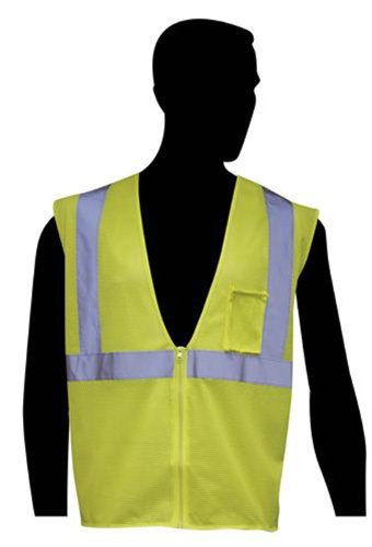 VEST, SAFETY, CLS, 2", FLM RETRDNT, GRN, XL