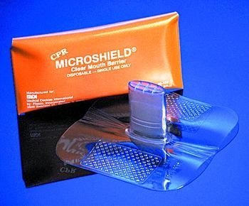 Ecolab / Microtek Cpr Microshield Mask - CPR Microshield Mask with Case / Key Ring - 70-190