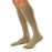 BSN Medical Men's Knee-High Ribbed Compression Socks - Men's Knee-High Ribbed Compression Socks, Closed Toe, Khaki, Size M - 115121