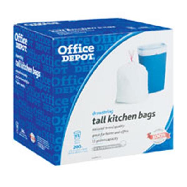 Office Depot Business Services Highmark Trash Bags 13 Gallons Box Of 200 200/Bx