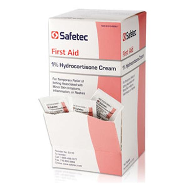 Safetec Of America  Hydrocortisone Topical Cream 0.9gm Foil Packet 144/Bx, 12 BX/CA (53110)