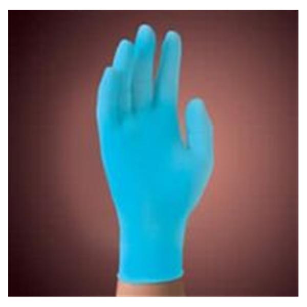 O & M Halyard Gloves Exam Blue Nitrile PF Nitrile LF 9.5 in Md Blue 10x100Ca