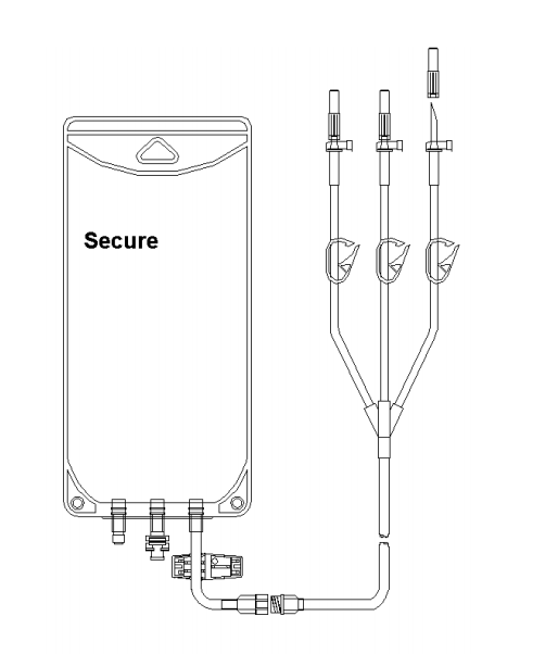 The Metrix EVA Gravity Bags - Secure EVA Gravity Bag with 2 Detachable Legs, 3, 000 mL - 66110