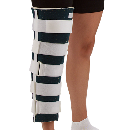 Cutaway Adjustable Knee Immobilizer