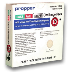 Steam Challenge Sterilizer, Pass / Fail Test Pack