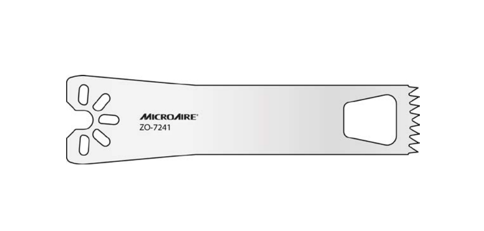 Microaire Surgical Oscillating Blades - BLADE, SAW, OSC, LARGE, 19.5MMX80MMX1.4MM - ZO-7241