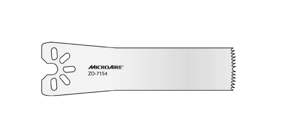 Microaire Surgical Oscillating Blades - BLADE, SAW, OSC, LARGE, 19.5MMX80MMX0.9MM - ZO-7278