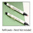 Wolf X-Ray Pencil Marking Black For Refill Skin/ Film/ Glass/ Metal 5/Bx