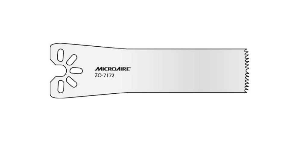 Microaire Surgical Oscillating Blades - BLADE, SAW, OSC, LARGE, 19.5MMX71MMX0.9MM - ZO-7172