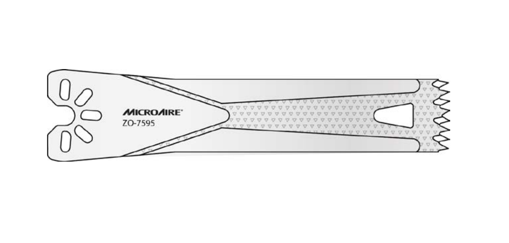 Microaire Surgical Oscillating Blades - BLADE, SAW, OSC, LARGE, 19.5MMX90MMX0.9MM - ZO-7595