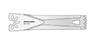 Microaire Surgical Oscillating Blades - BLADE, SAW, OSC, LARGE, 19.5MMX90MMX0.9MM - ZO-7595