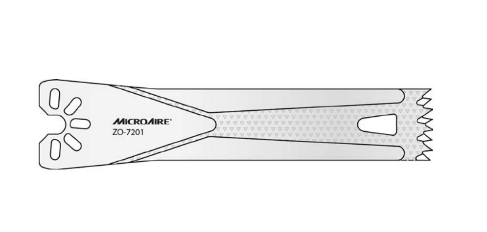 Microaire Surgical Oscillating Blades - BLADE, SAW, OSC, LARGE, 19.5MMX90MMX1.27MM - ZO-7201