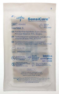 Medline SensiCare Powder-Free Stretch Vinyl Sterile Exam Gloves - SensiCare Sterile Powder-Free Stretch Vinyl Exam Gloves, Singles, Size S - 484401