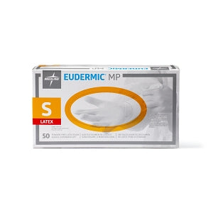 Medline Eudermic MP High-Risk Powder-Free Latex Exam Gloves - Eudermic MP Powder-Free 12" High-Risk Exam Gloves, Size S - 485601