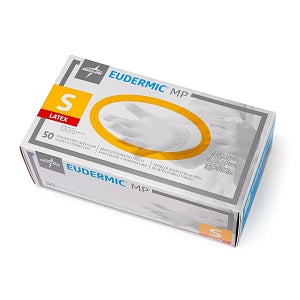 Medline Eudermic MP High-Risk Powder-Free Latex Exam Gloves - Eudermic MP Powder-Free 12" High-Risk Exam Gloves, Size S - 485601