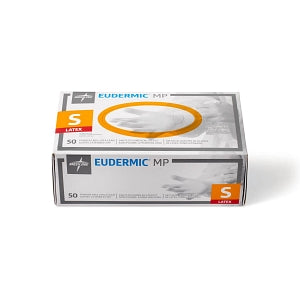 Medline Eudermic MP High-Risk Powder-Free Latex Exam Gloves - Eudermic MP Powder-Free 12" High-Risk Exam Gloves, Size S - 485601