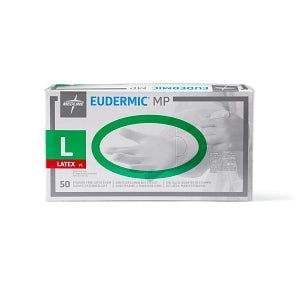 Medline Eudermic MP High-Risk Powder-Free Latex Exam Gloves - Eudermic MP Powder-Free 12" High-Risk Exam Gloves, Size L - 485603