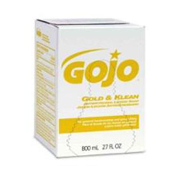 Gojo Industries  Soap Antimicrobial Lotion Gojo Gold & Klean 800 mL Refill 12/Ca