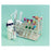 Health Care Logistics Test Tube/ Syringe Rack 32 Place Beige Ea