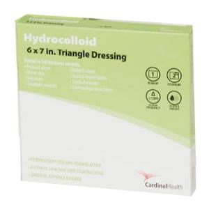 Cardinal Health Hydrocolloid Wound Dressing Triangle, 6" x 7"