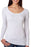 Next Level Apparel Women's Tri-Blend Long-Sleeve Scoop T-Shirt - Tri-Blend Long-Sleeve Scoop T-Shirt, Women's, Heather White, Size S - 6731 HEATHER WHITE S