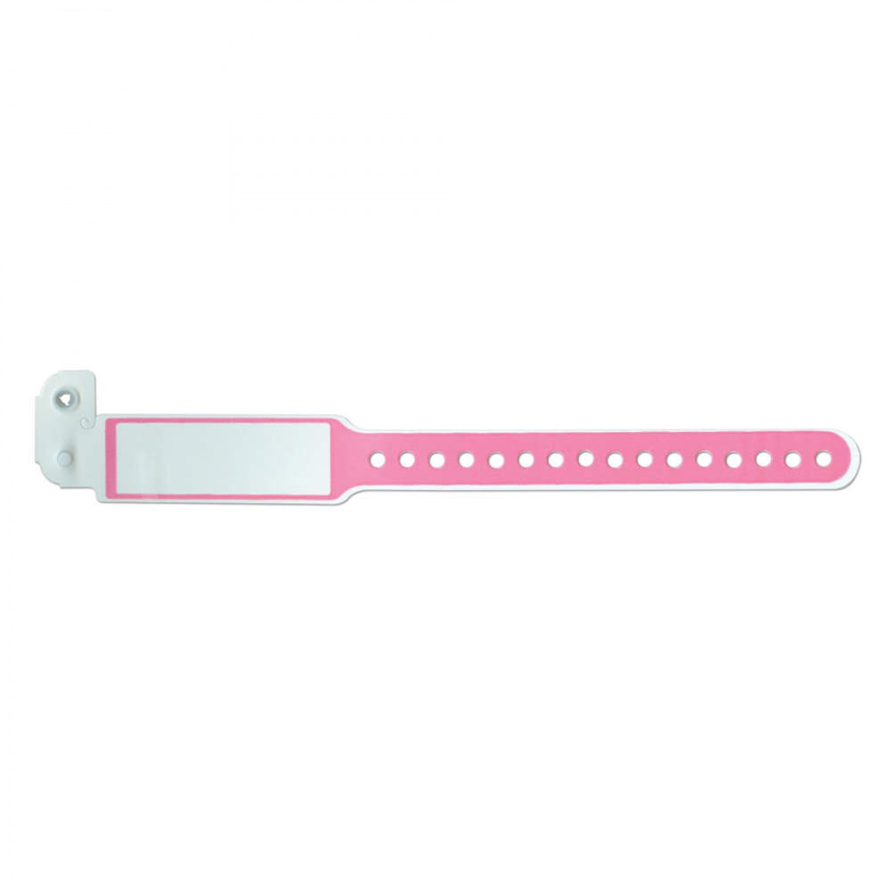 Sentry Superband Imprinter Wristband Poly 11/16" X 7" Infant Pink - 250 Per Box