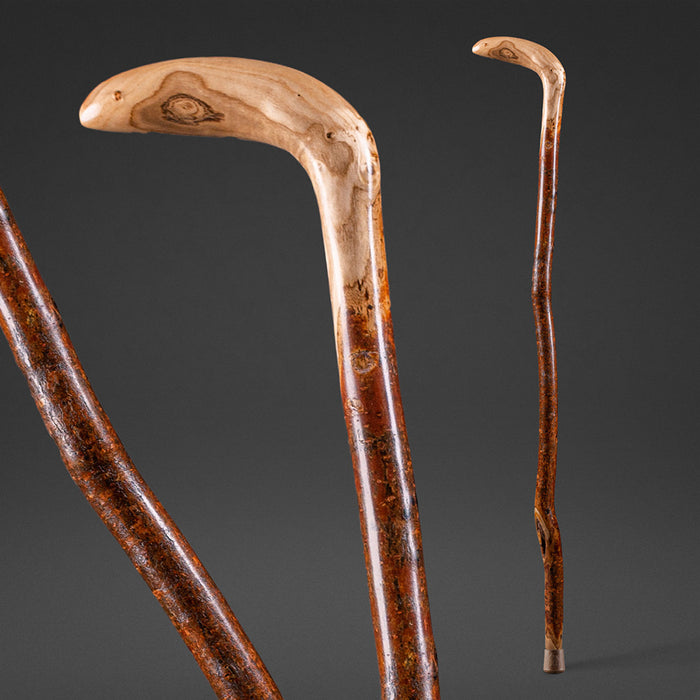 Natural Hardwood Root Free-Form Walking Cane - 2113