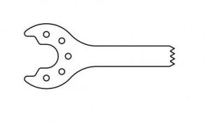 Medline Reprocessed ConMed Sagittal Saw Blades - 5023-132 @HALL MCRCH, SAGITTAL SB, COARS - 5023132RH