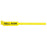 Sentry Alert Wristband Poly "Fall Risk" Pre-Printed, State Standardization 1"X11 1/2 Adult Yellow - 500 Per Box