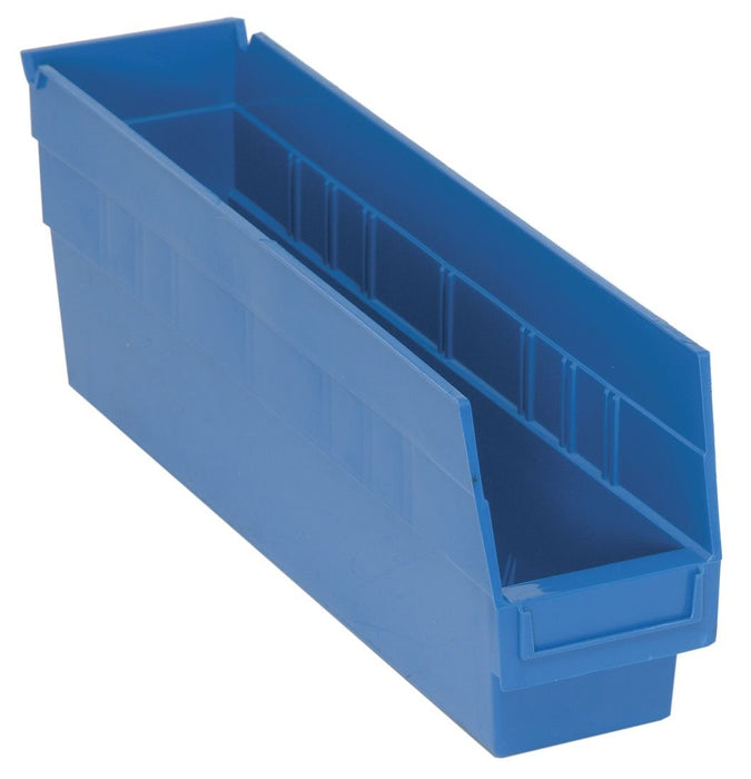 Quantum Store-Max Shelf Bins - Store-Max Bin, 17-7/8" x 4-3/8" x 8", Blue - QSB803BL