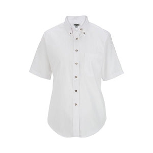 Edwards Garment Co Ladies' Short Sleeve Poplin Shirts - SHIRT, LADIES, SS, POPLIN, FRENCH BLUE, XS - 5230 061 XS