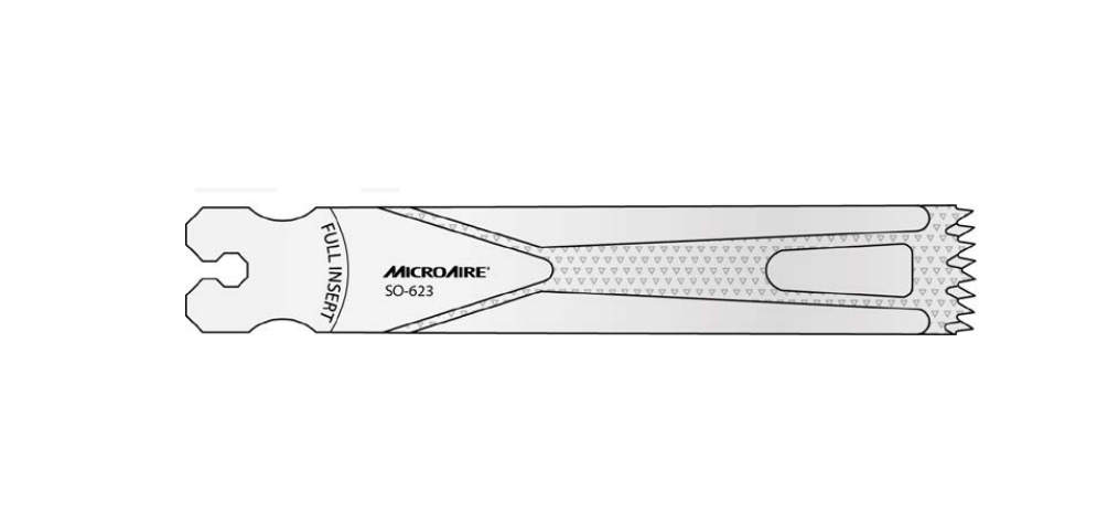 Microaire Surgical Oscillating Blades - BLADE, SAW, OSC, LG, 19.5MMX95MMX1.27MM - SO-623