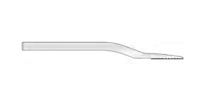 MicroAire Surgical Cross Cut Rasps - Cross-Cut Rasp, Size L, 6.5 mm x 12.5 mm - ZR-083