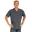 Medline Madison ave Unisex Stretch Fabric Scrub Top with 3 Pockets - Madison ave Unisex Scrub Top with 3 Pockets, Size XS, Charcoal - 5515CHRXS