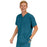 Medline Madison ave Unisex Stretch Fabric Scrub Top with 3 Pockets - Madison ave Unisex Scrub Top with 3 Pockets, Size 5XL, Caribbean Blue - 5515CRB5XL