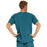 Medline Madison ave Unisex Stretch Fabric Scrub Top with 3 Pockets - Madison ave Unisex Scrub Top with 3 Pockets, Size 5XL, Caribbean Blue - 5515CRB5XL