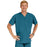 Medline Madison ave Unisex Stretch Fabric Scrub Top with 3 Pockets - Madison ave Unisex Scrub Top with 3 Pockets, Size 5XL, Caribbean Blue - 5515CRB5XL