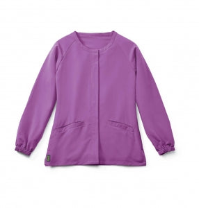 Medline Addison ave Scrub Jackets - DBD-JACKET, SCRUB, ADDISON, HIDDEN SNAP, PPL - 5540PPLXS