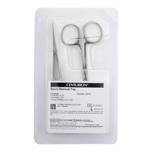 Centurion Centurion Suture Removal Trays - Centurion Suture Removal Pack, Single-Use Instruments - 55410H