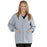 Medline Lincoln ave Unisex Stretch Fabric Scrub Jacket with 3 Pockets - Unisex Lincoln Ave. Cuffed Jacket, Light Gray, Size 5XL - 5542GRY5XL