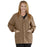 Medline Lincoln ave Unisex Stretch Fabric Scrub Jacket with 3 Pockets - Unisex Lincoln Ave. Cuffed Jacket, Khaki, Size M - 5542KHKM