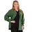 Medline Lincoln ave Unisex Stretch Fabric Scrub Jacket with 3 Pockets - Unisex Lincoln Ave. Cuffed Jacket, Olive Green, Size 2XS - 5542OLVXXS