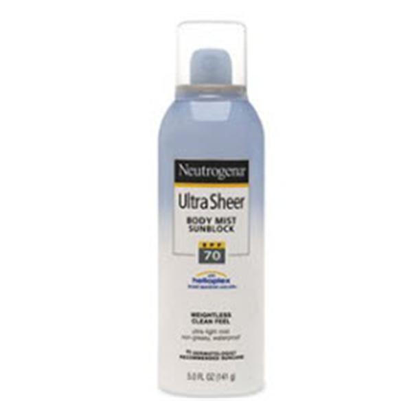 J&J Sales & Logistics Neutrogena Ultra Sheer Spray Sunblock 70 SPF Waterproof 5oz, 12 EA/CA (86800100409)