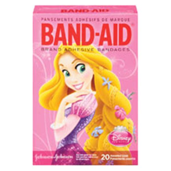 J&J Bandage Strips Fbrc Band-Aid Assorted Sizes DsnyPrncs Ltx 20/Bx, 24 BX/CA (110465300)