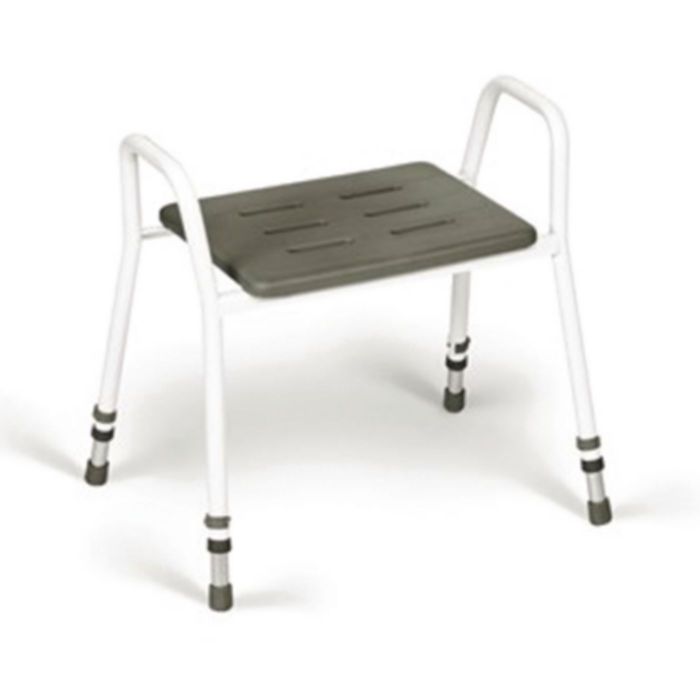 Patterson Medical Shower Stool with Arm Supports: Soft Seat